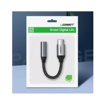 Adapter audio USB-C - jack 3,5mm Ugreen AV142