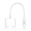 Vipfan L09 lightning 2x lightning kábel 10cm fehér