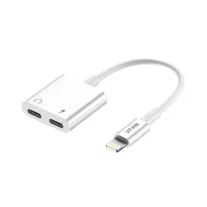 Vipfan L09 lightning 2x lightning kábel 10cm fehér