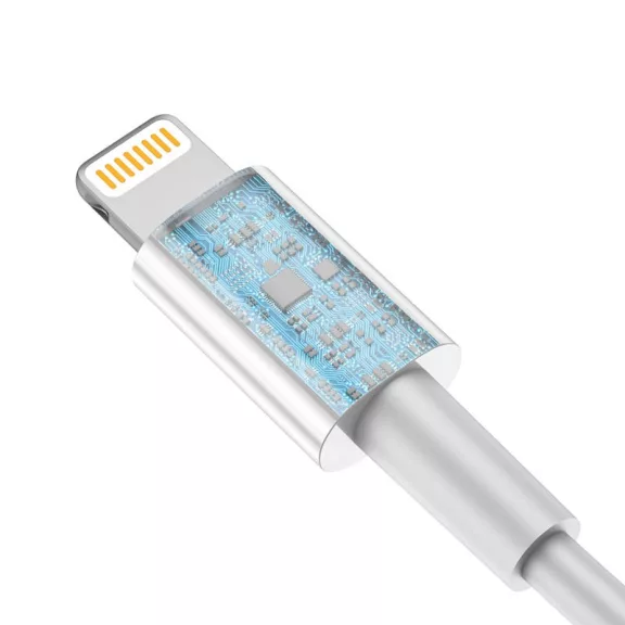 Vipfan L09 lightning 2x lightning kábel 10cm fehér