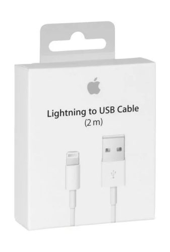 APPLE MD819ZM/A Lightning adatkábel - 2Mm- fehér 