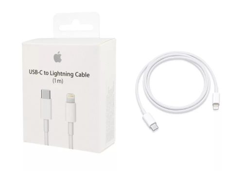 APPLE MM0A3ZM/A USB-C - Lightning adatkábel - 1M - fehér