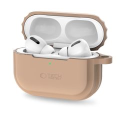 Tech-Protect Szilikon Rope Airpods Pro 1/2 tok - coffe latte