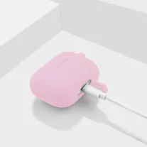 Airpods Pro szilikon tok rózsaszín