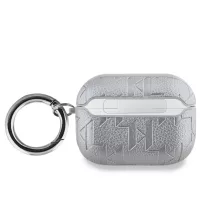 Karl Lagerfeld Embossed Karl Head - AirPods Pro tok - Ezüst