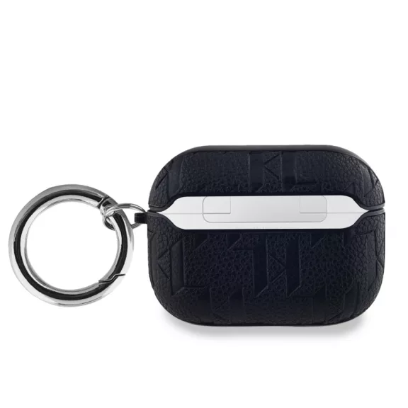 Karl Lagerfeld Embossed Karl Head - AirPods Pro tok - Fekete