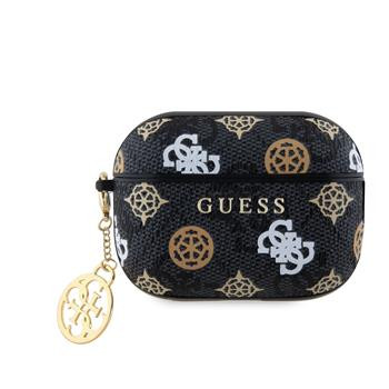 Guess 4G Peony Charm - AirPods Pro 2 tok - fekete