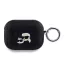 Karl Lagerfeld Embossed Karl and Choupette Heads - AirPods Pro tok - Fekete