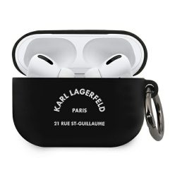   Karl Lagerfeld Rue St Guillaume Silicone - AirPods Pro szilikon tok - fekete