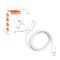 Teltech adatkábel Typ-C - Lightning 2A 20W 1m Bfehér TCA-02