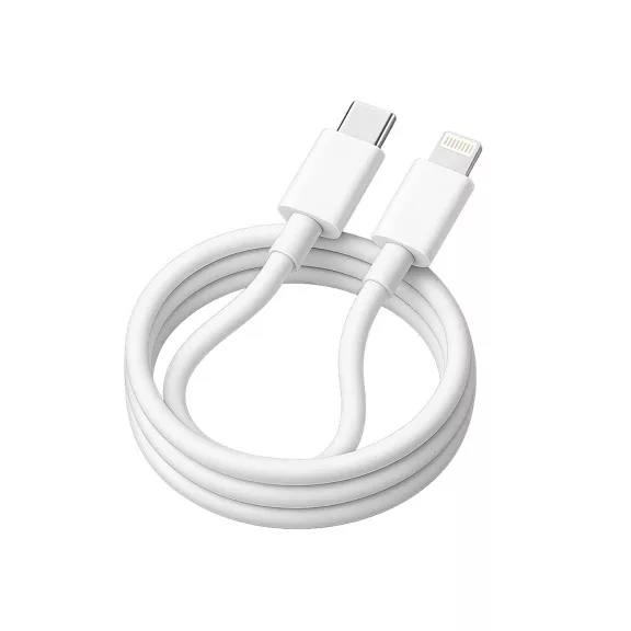 Teltech adatkábel Typ-C - Lightning 2A 20W 1m Bfehér TCA-02