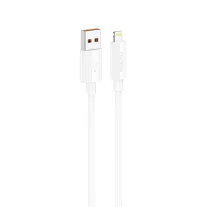 FONENG adatkábel XS07 Lightning 2,4A 1M Fehér