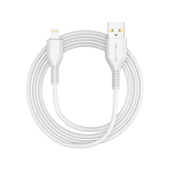 JELLICO adat és töltő kábel KDS-30 Lightning 3.1A 1M fehér