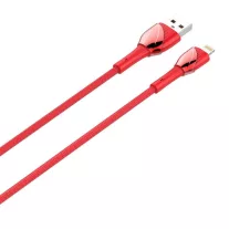 LDNIO LS661 Lightning gyorstöltő kábel 30W 2m – piros