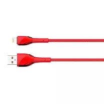 LDNIO LS661 Lightning gyorstöltő kábel 30W 2m – piros