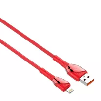 LDNIO LS661 Lightning gyorstöltő kábel 30W 2m – piros
