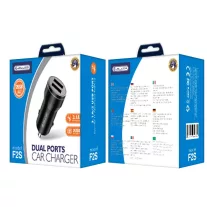 JELLICO autóstöltő adapter F2S 3.1A 18W 2xUSB fekete