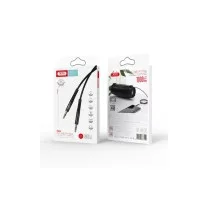 XO AUX kábel 3.5 mm jack 1 m – NB-R175A, fekete