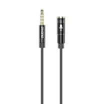 Dudao jack hosszabbító kábel 3.5 mm – 1 m, fekete