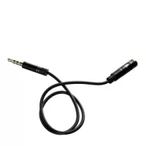 Dudao jack hosszabbító kábel 3.5 mm – 1 m, fekete