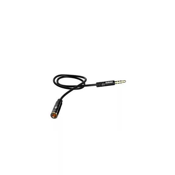 Dudao jack hosszabbító kábel 3.5 mm – 1 m, fekete