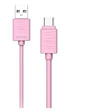Joyroom  JR-S118  adatkábel USB - USB-C 1m rózsaszín