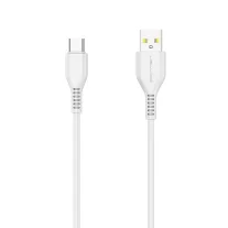 JELLICO adat és töltőkábel KDS-30 USB-C 3.1A 1M fehér