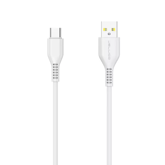JELLICO adat és töltőkábel KDS-30 USB-C 3.1A 1M fehér