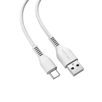 JELLICO adat és töltőkábel KDS-30 USB-C 3.1A 1M fehér