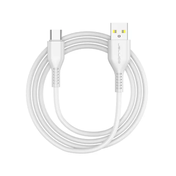 JELLICO adat és töltőkábel KDS-30 USB-C 3.1A 1M fehér