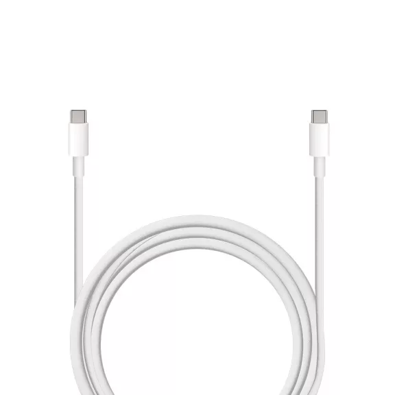 USB-C – USB-C kábel 60W 2m – hosszú, gyors, fehér