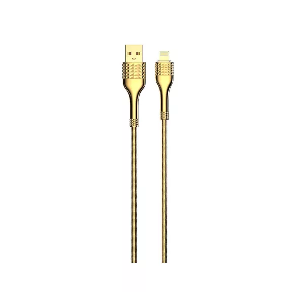 LDNIO LS651 USB-A / USB-C gyorstöltő kábel 30W – arany