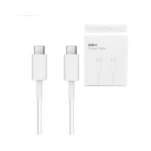 Ecobox adatkábel typ C - typ C 5A 100W 1M Fehér USB 3.0