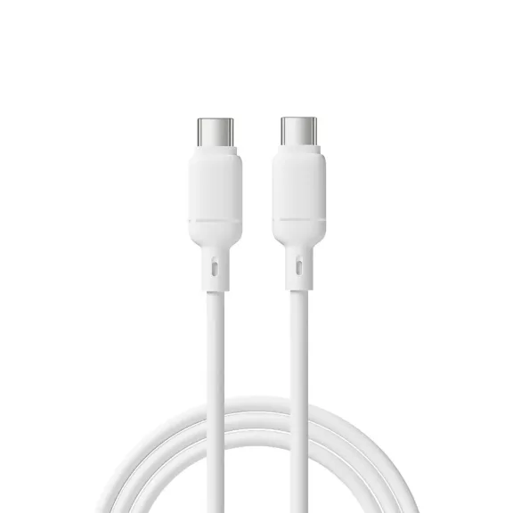 WiWU Stellar Soft Silicone USB-C – USB-C gyorstöltő kábel (1 m)