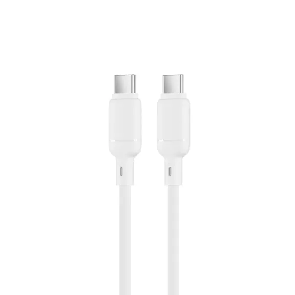 WiWU Stellar Soft Silicone USB-C – USB-C gyorstöltő kábel (1 m)