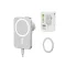 Ecobox - szellőzőrácsos autóstartó - MagSafe 15W vezeték nélküli töltéssel - Fehér