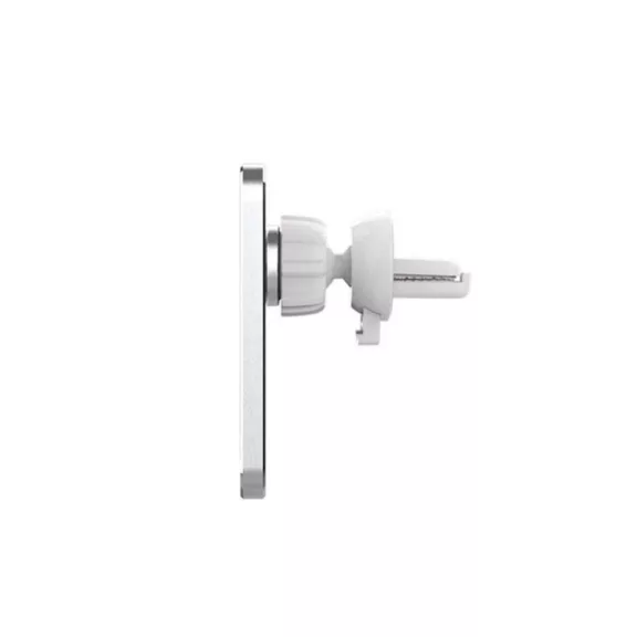 Ecobox - szellőzőrácsos autóstartó - MagSafe 15W vezeték nélküli töltéssel - Fehér