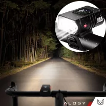 Alogy első kerékpár lámpa 800 lm – vízálló, USB