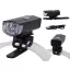 LED kerékpáros fejlámpa / első lámpa – 800 lm, USB, vízálló