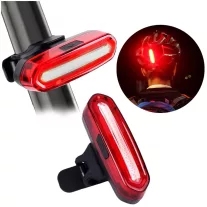   Alogy hátsó kerékpár lámpa – USB, piros LED, vízálló
