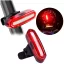 Alogy hátsó kerékpár lámpa – USB, piros LED, vízálló