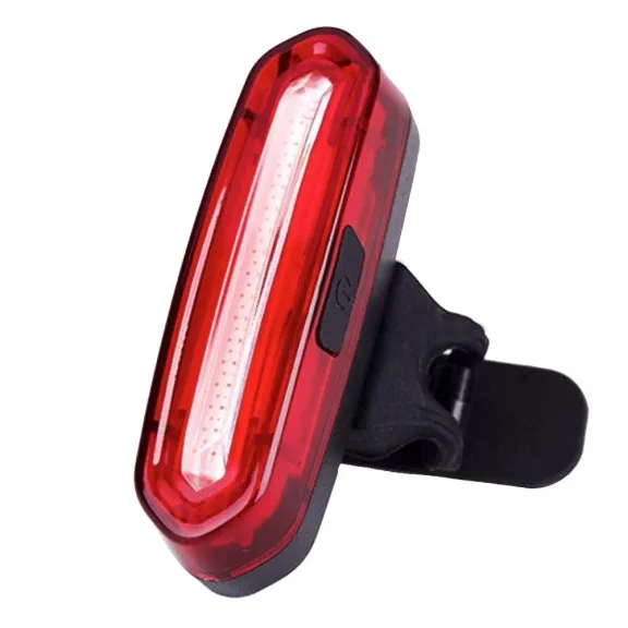 Alogy hátsó kerékpár lámpa – USB, piros LED, vízálló