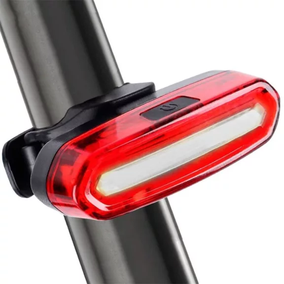 Alogy hátsó kerékpár lámpa – USB, piros LED, vízálló