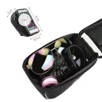   Wozinsky WBB4BK kerékpáros kormánytáska telefontartóval – 0.9L