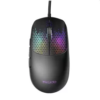 Yesido Wired Gaming Egér KB32, RGB, 7200DPI - Fekete