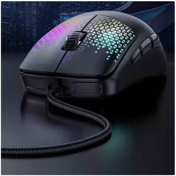 Yesido Wired Gaming Egér KB32, RGB, 7200DPI - Fekete