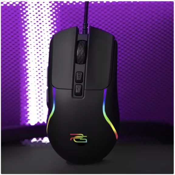 Proove Assembler Wired Gaming Egér - RGB, 12400DPI - Fekete