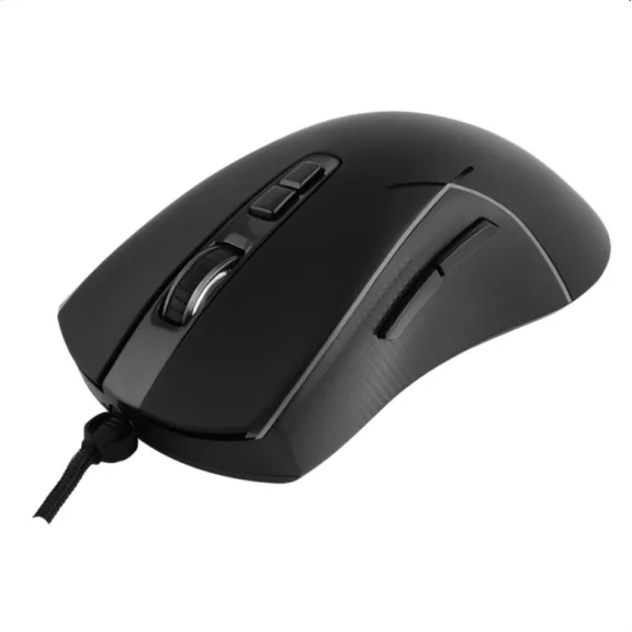 Proove Defiant Wired Gaming Mouse - RGB, 7200DPI - Fekete