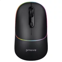   Proove Blink Wireless Gaming Egér - RGB, 800DPI - 1600DPI, BT / Wi-Fi, - Fekete