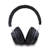   DKNY Leather Checkered Pattern Wireless Fejhallgató - Fekete 